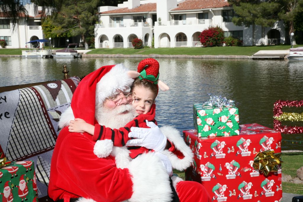 Santa at Christmas Island 2013