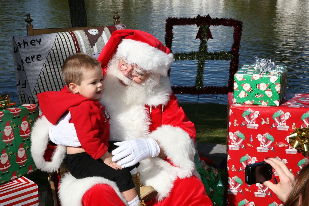 Santa at Christmas Island 2013