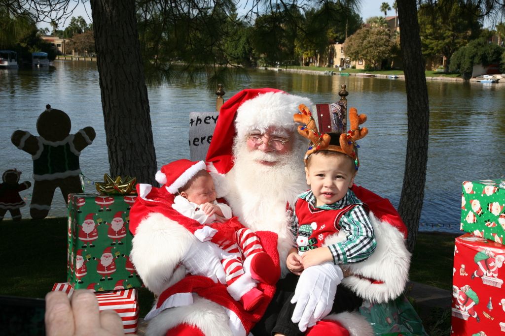 Santa at Christmas Island 2013