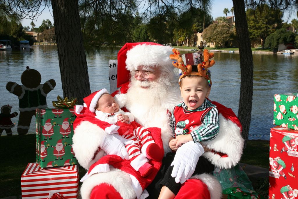 Santa at Christmas Island 2013