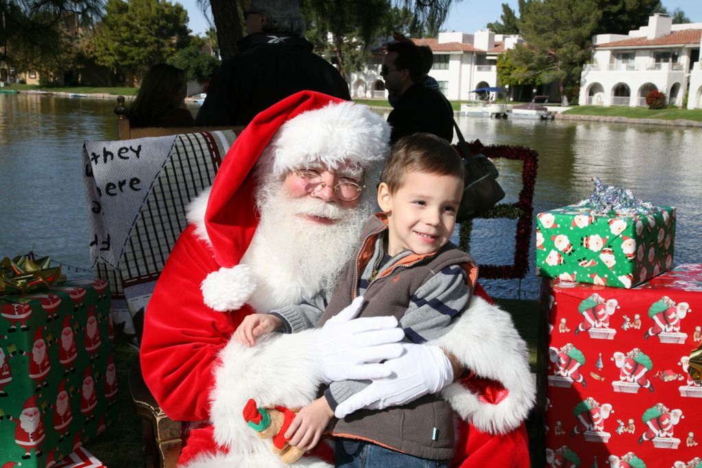 Santa at Christmas Island 2013