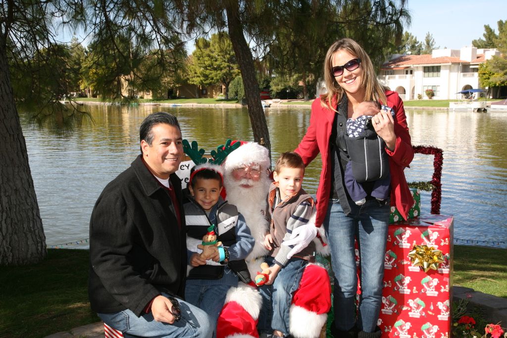 Santa at Christmas Island 2013