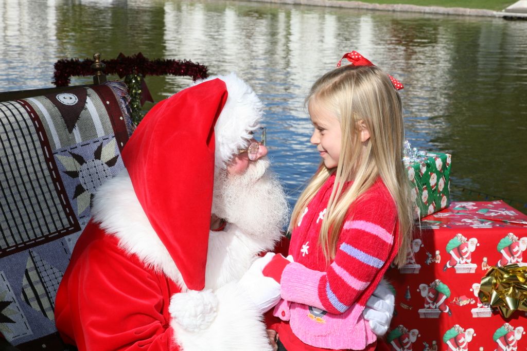 Santa at Christmas Island 2013