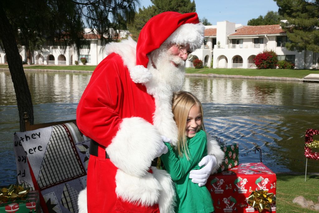 Santa at Christmas Island 2013