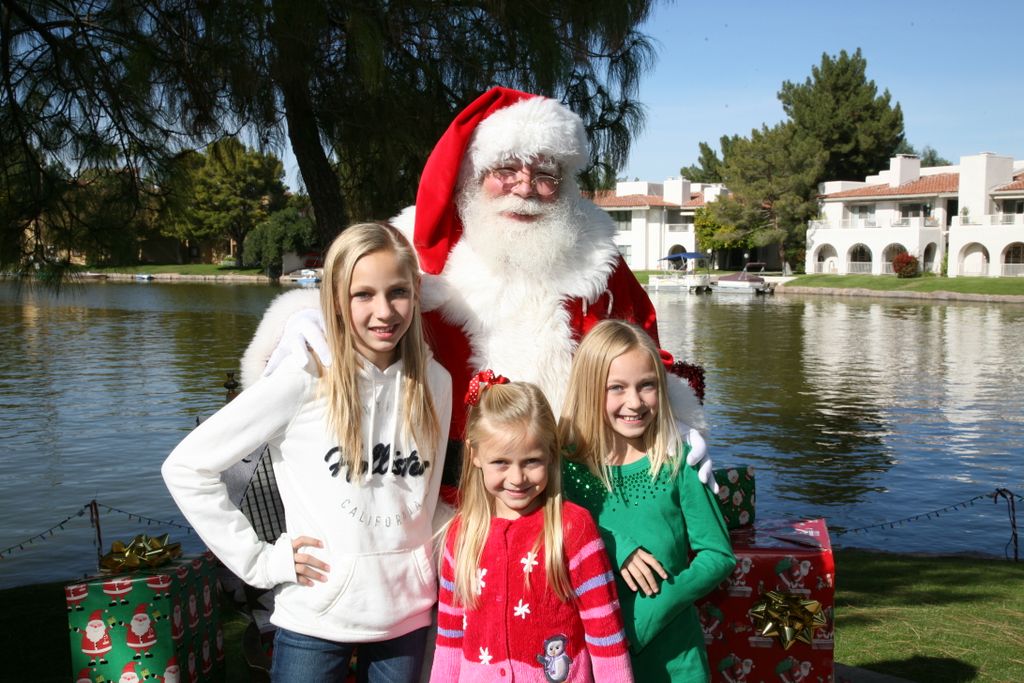 Santa at Christmas Island 2013