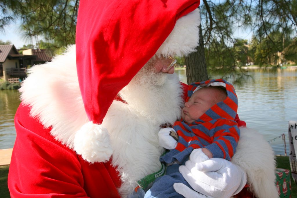 Santa at Christmas Island 2013