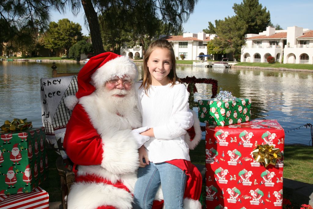 Santa at Christmas Island 2013