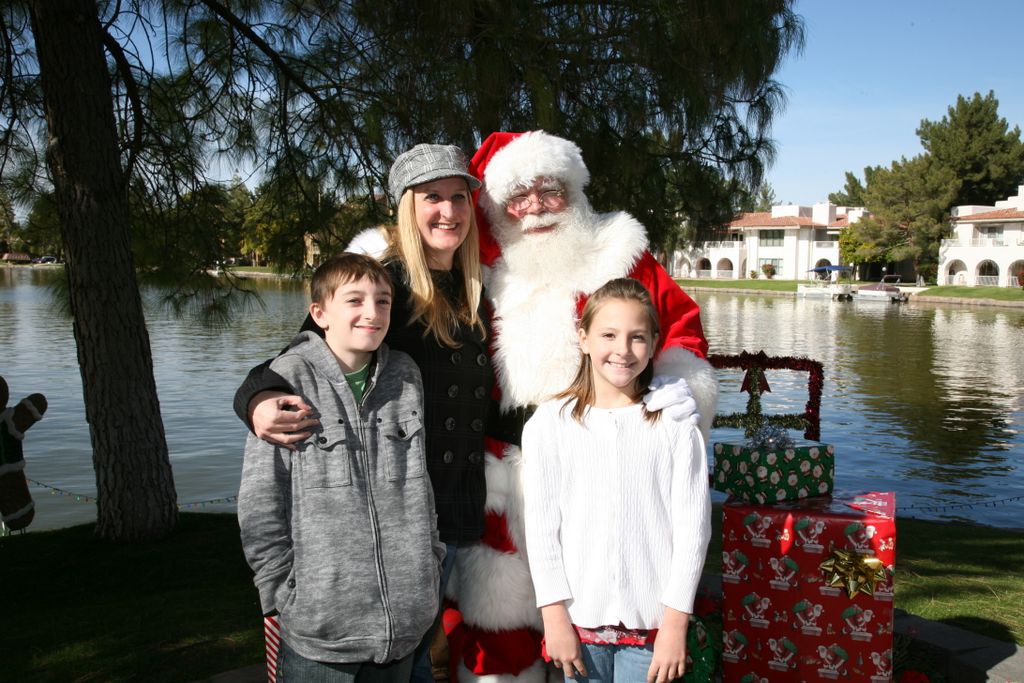 Santa at Christmas Island 2013