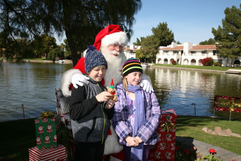 Santa at Christmas Island 2013