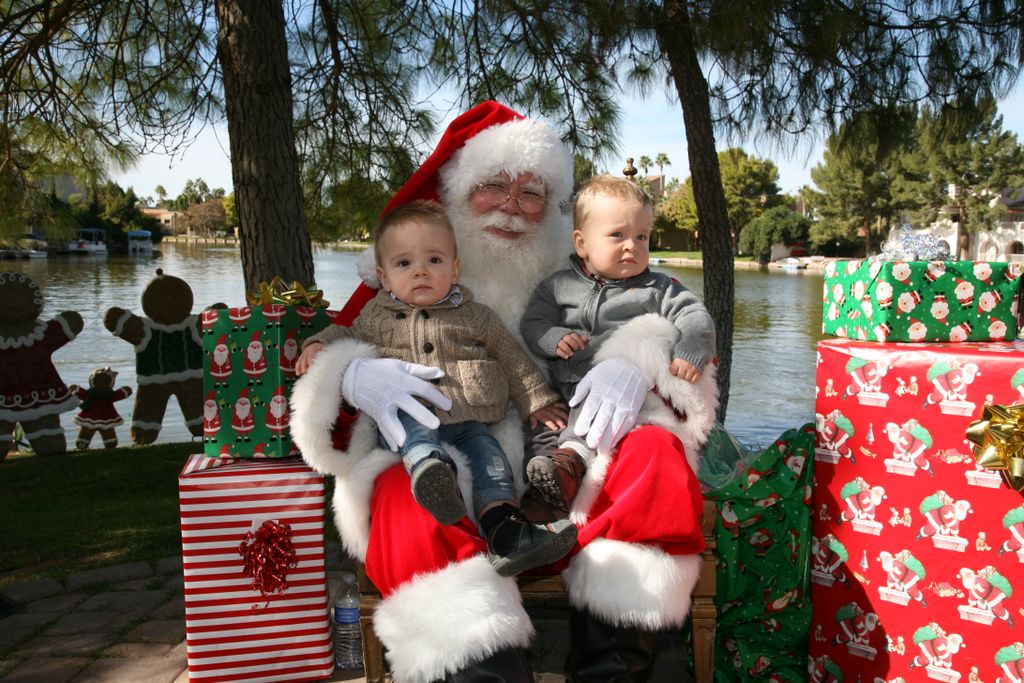 Santa at Christmas Island 2013