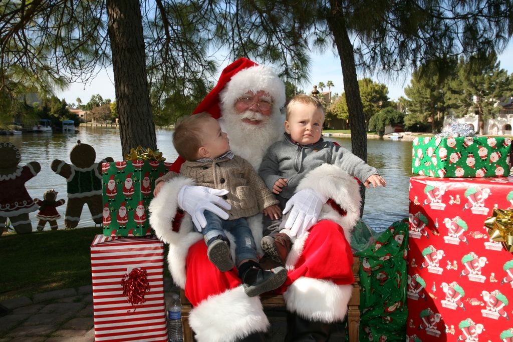 Santa at Christmas Island 2013