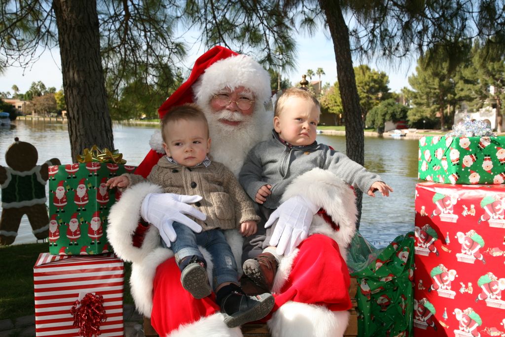 Santa at Christmas Island 2013