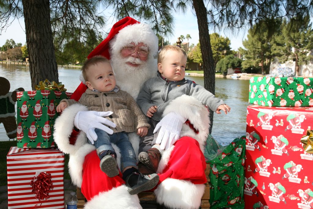 Santa at Christmas Island 2013