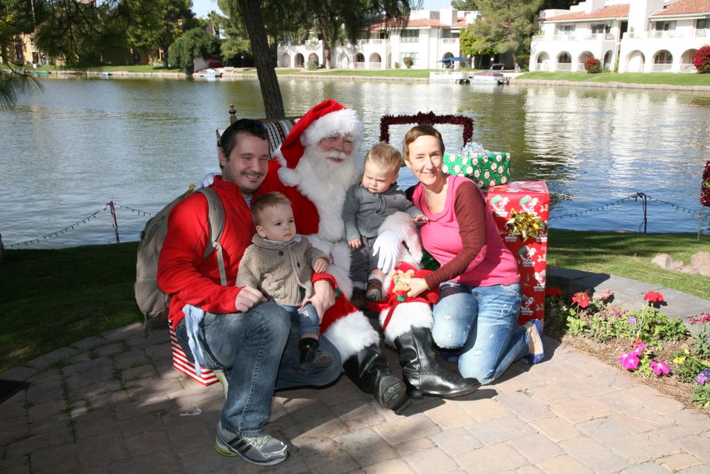 Santa at Christmas Island 2013