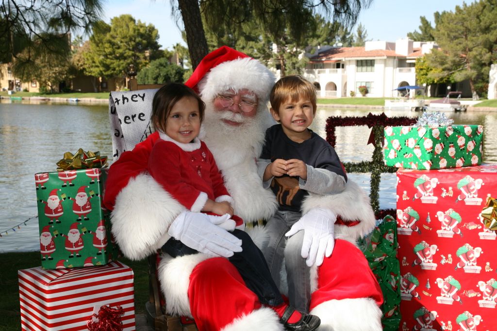 Santa at Christmas Island 2013