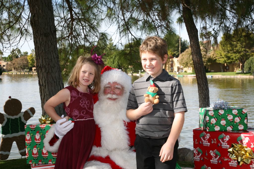 Santa at Christmas Island 2013