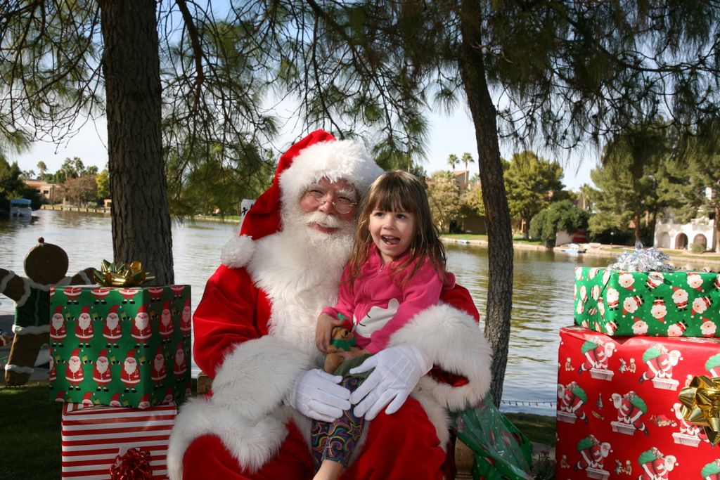 Santa at Christmas Island 2013