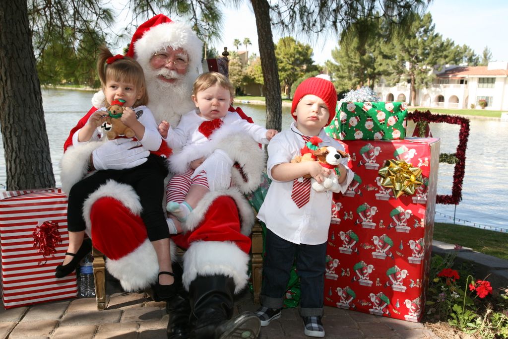 Santa at Christmas Island 2013