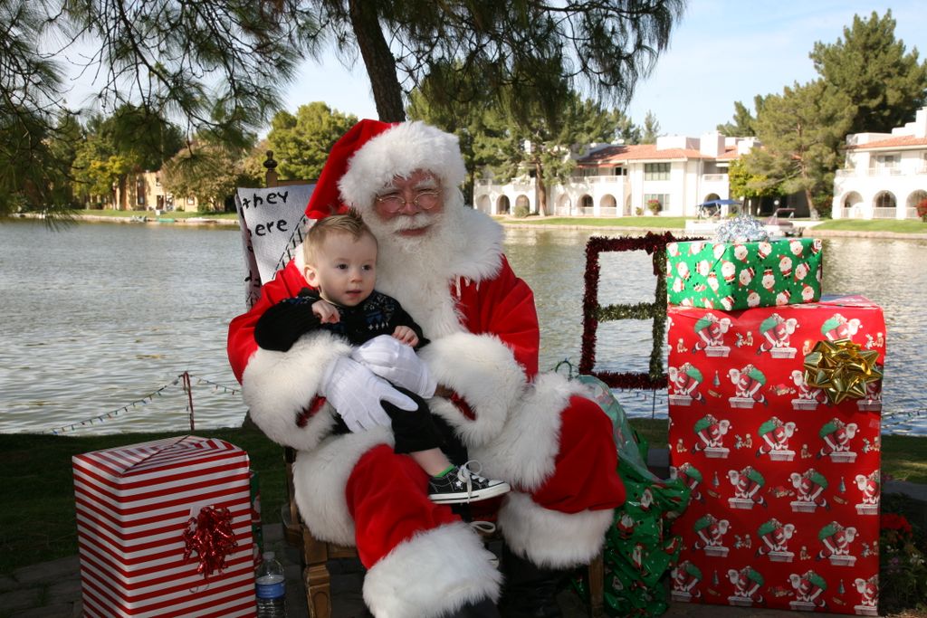 Santa at Christmas Island 2013