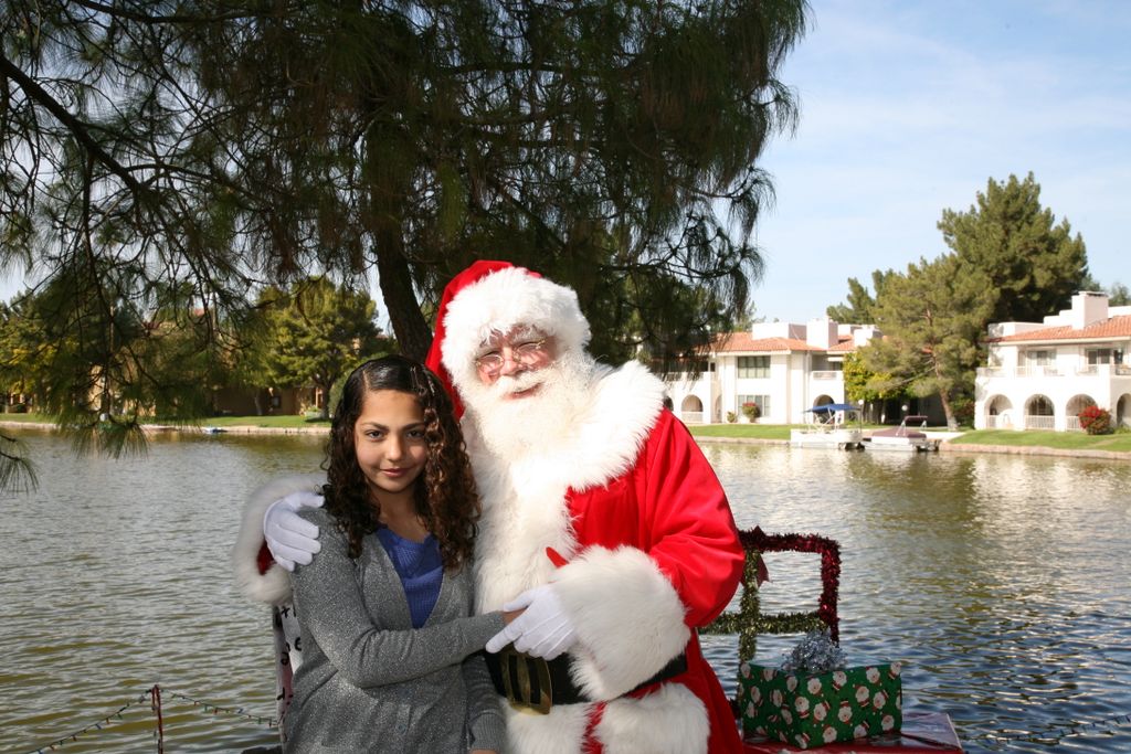 Santa at Christmas Island 2013