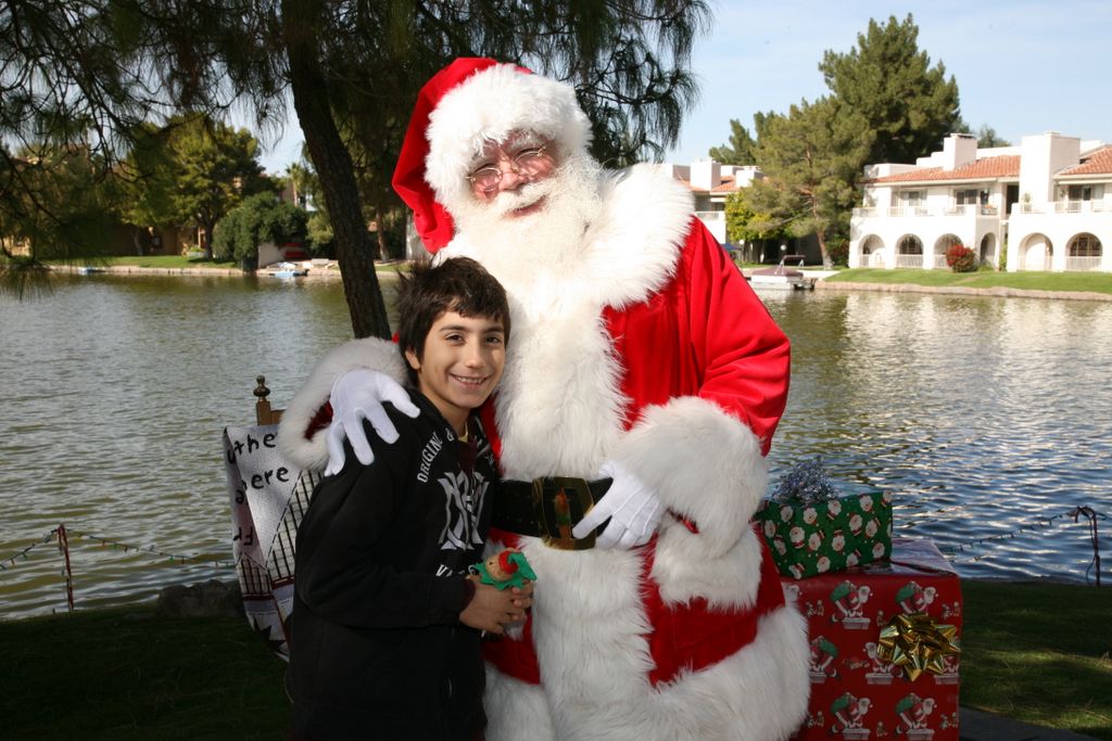 Santa at Christmas Island 2013