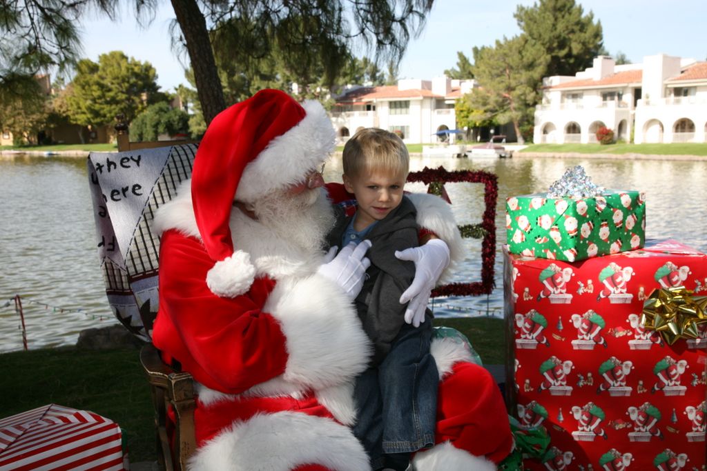 Santa at Christmas Island 2013