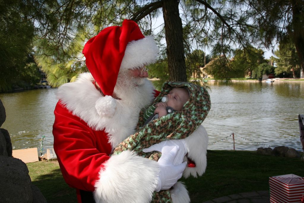 Santa at Christmas Island 2013