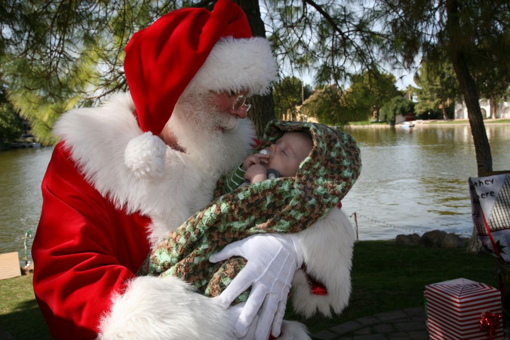 Santa at Christmas Island 2013