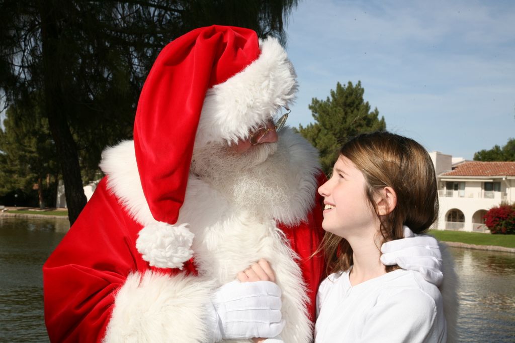 Santa at Christmas Island 2013