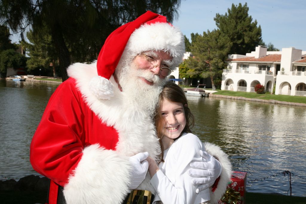 Santa at Christmas Island 2013