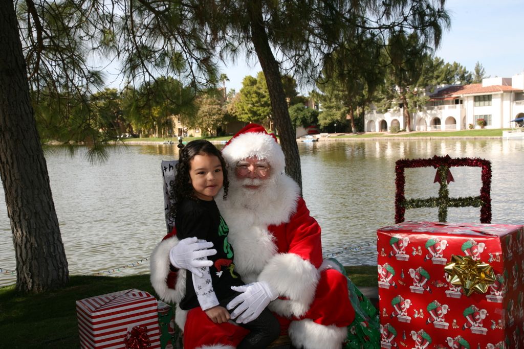 Santa at Christmas Island 2013