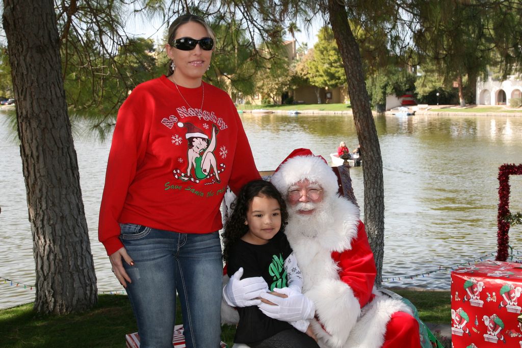 Santa at Christmas Island 2013