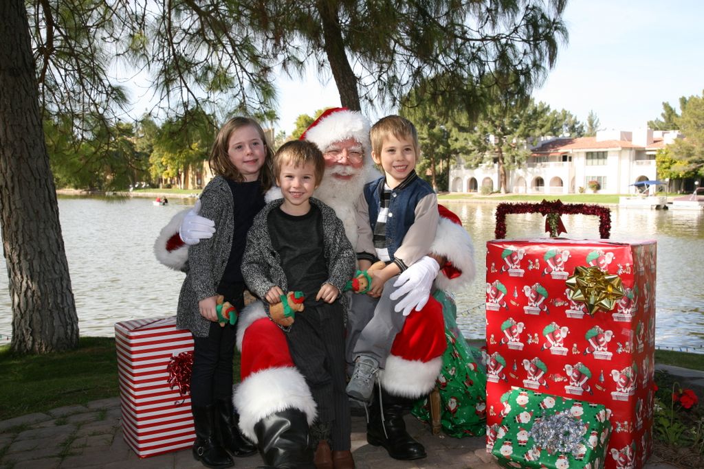 Santa at Christmas Island 2013