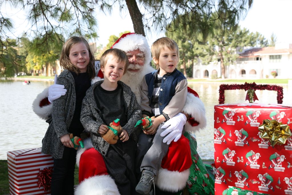 Santa at Christmas Island 2013