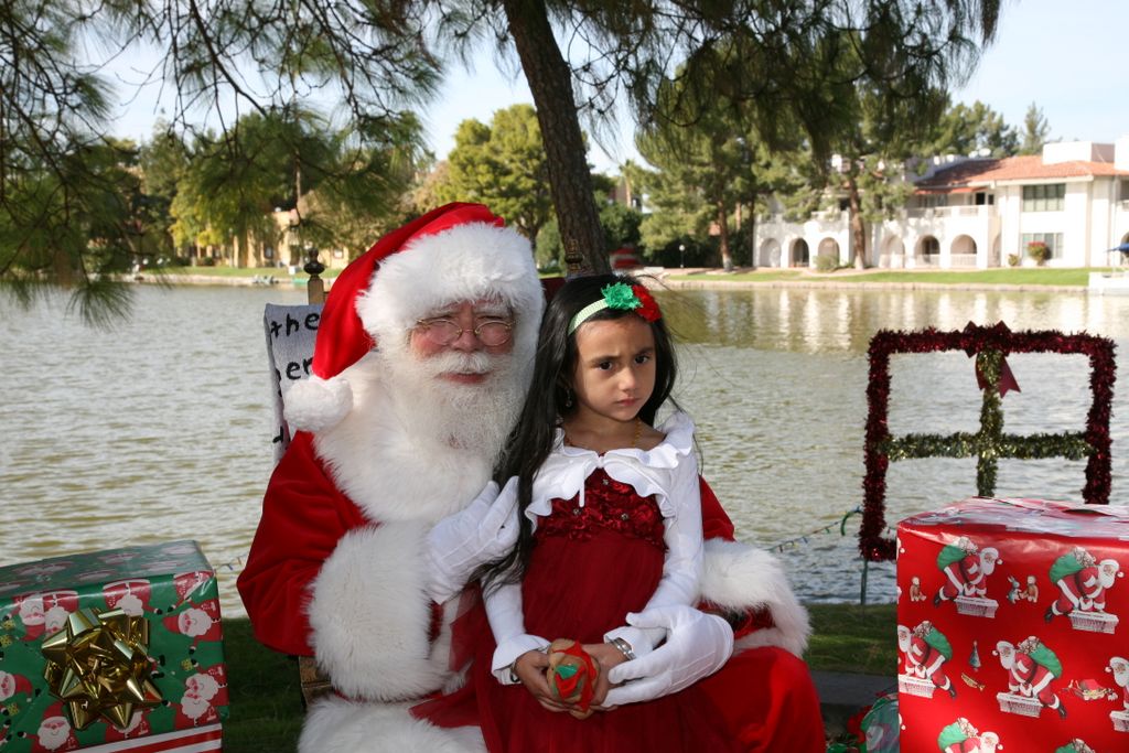 Santa at Christmas Island 2013