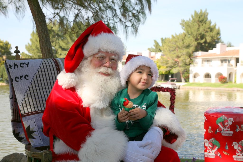 Santa at Christmas Island 2013