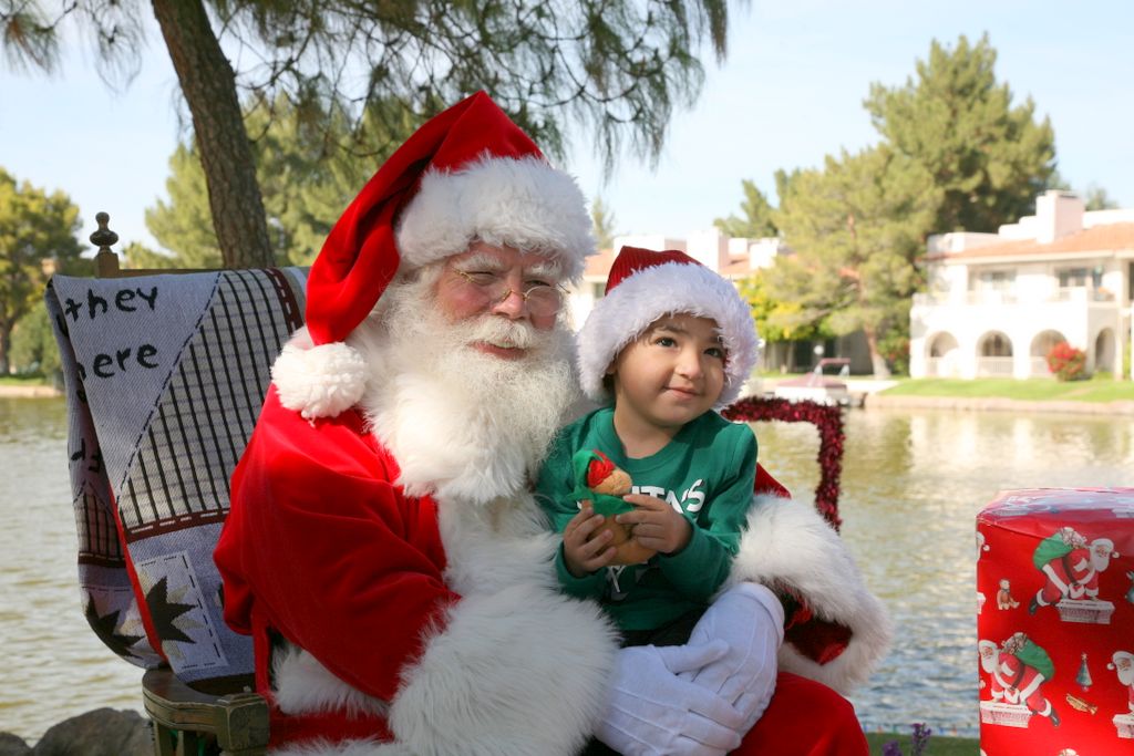 Santa at Christmas Island 2013