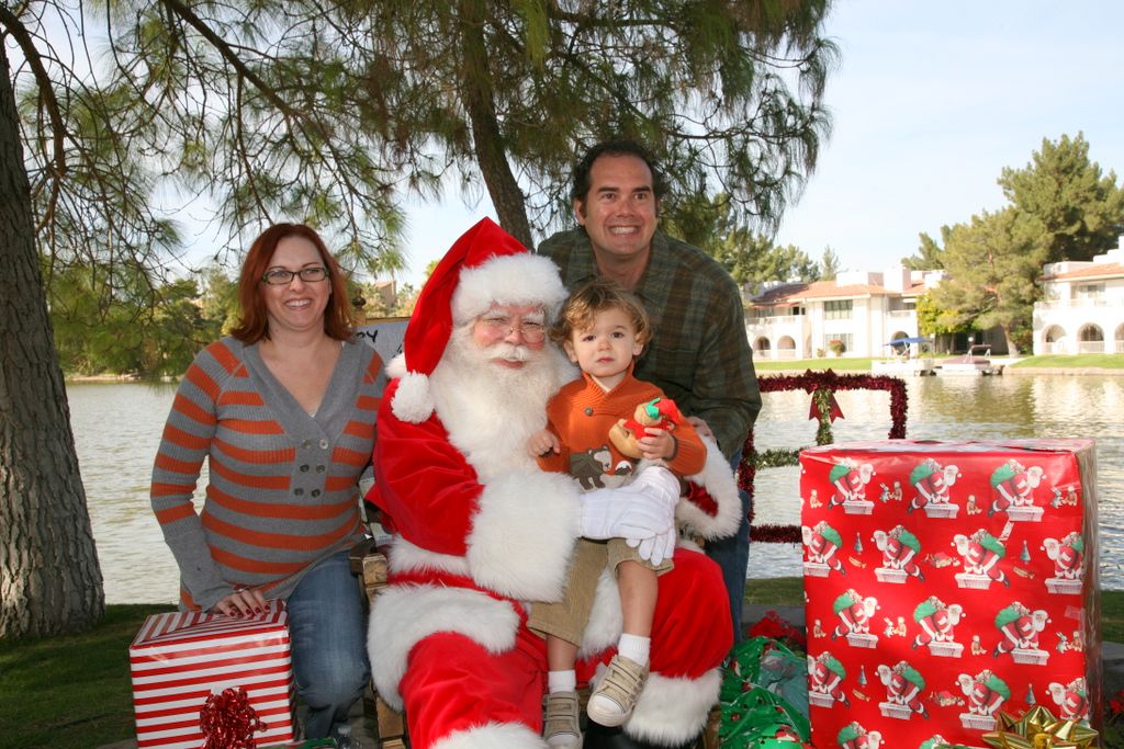 Santa at Christmas Island 2013