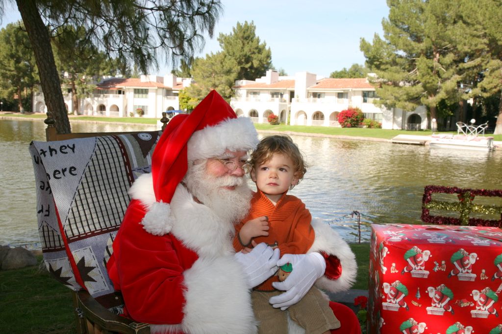 Santa at Christmas Island 2013