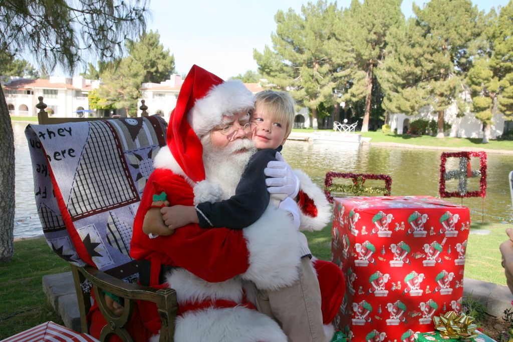 Santa at Christmas Island 2013