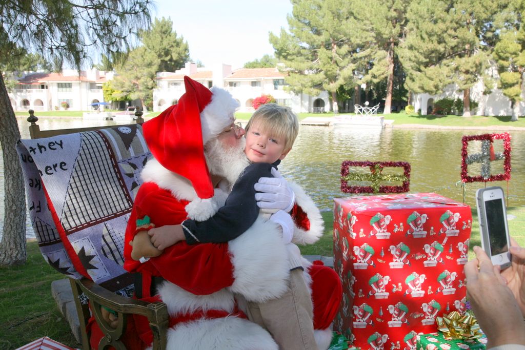 Santa at Christmas Island 2013