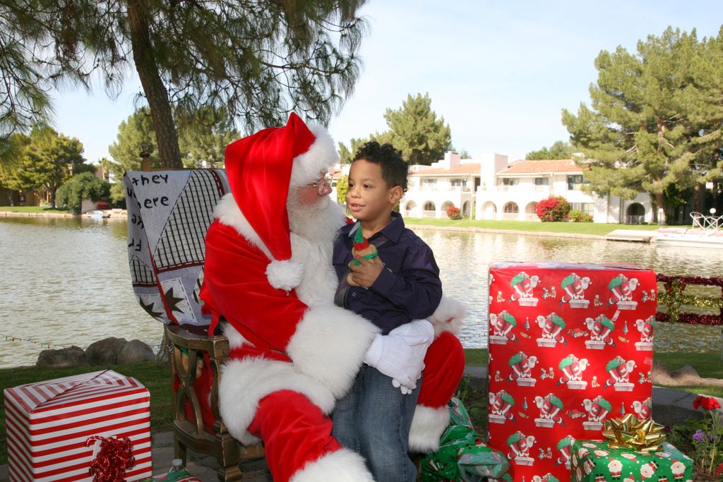 Santa at Christmas Island 2013