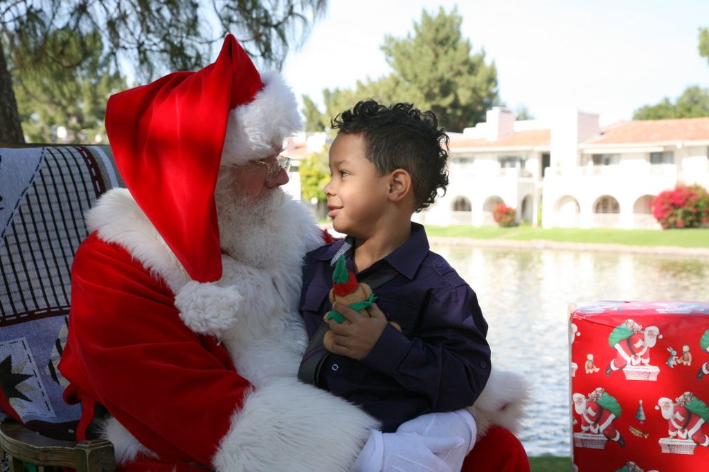 Santa at Christmas Island 2013