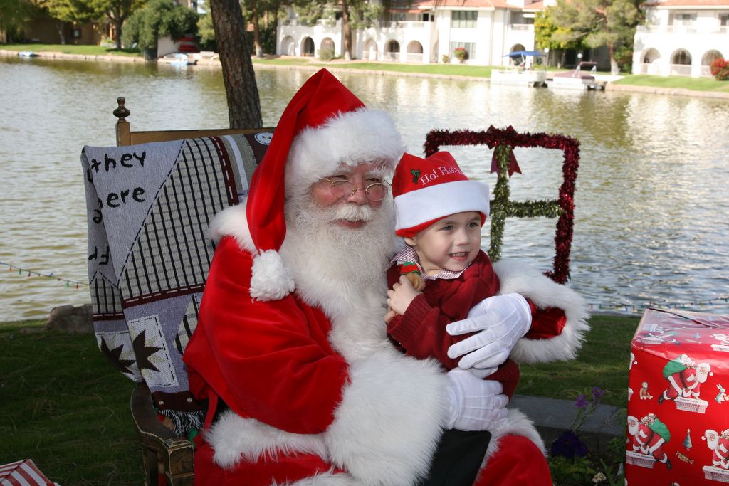 Santa at Christmas Island 2013