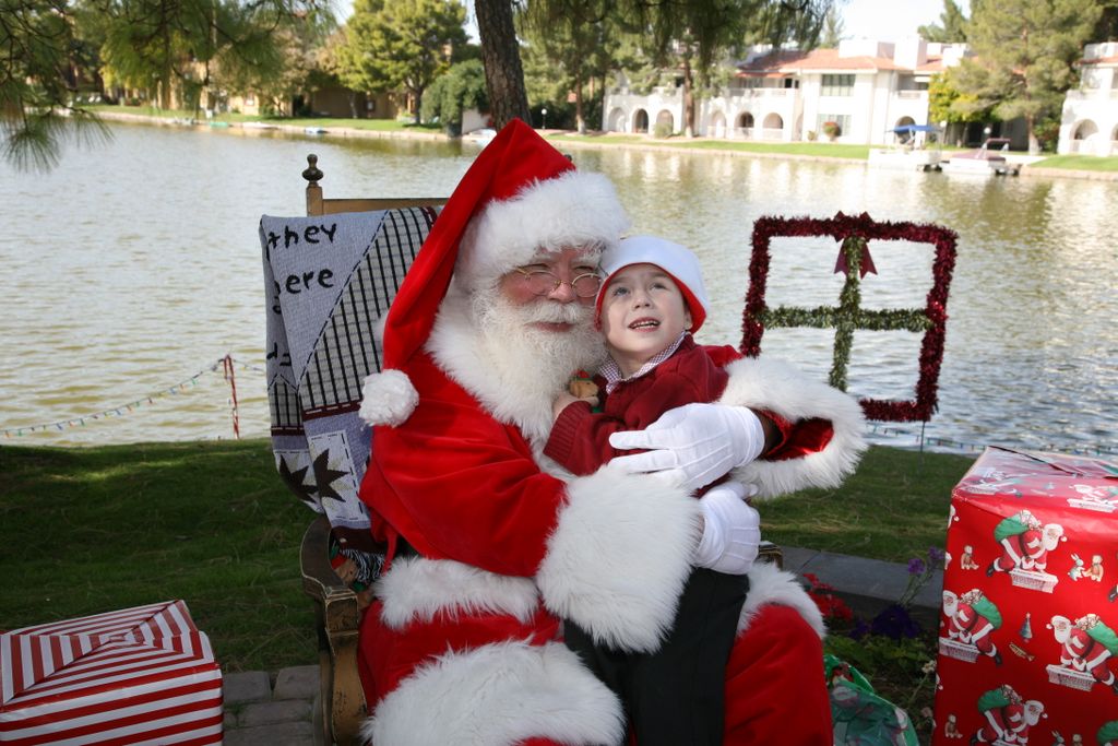 Santa at Christmas Island 2013