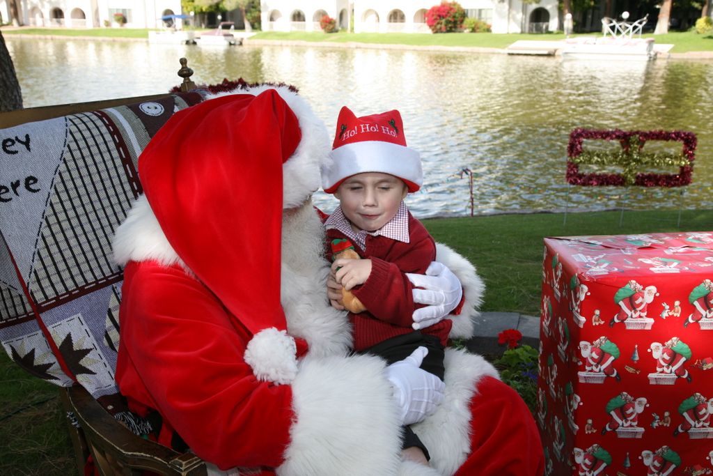 Santa at Christmas Island 2013