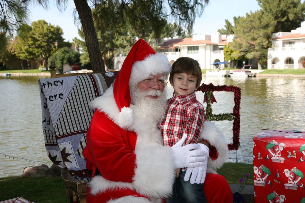 Santa at Christmas Island 2013