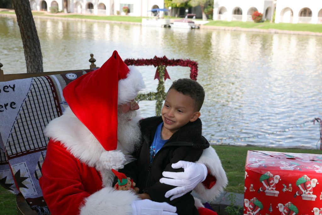 Santa at Christmas Island 2013