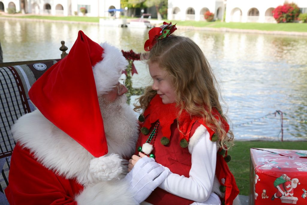 Santa at Christmas Island 2013