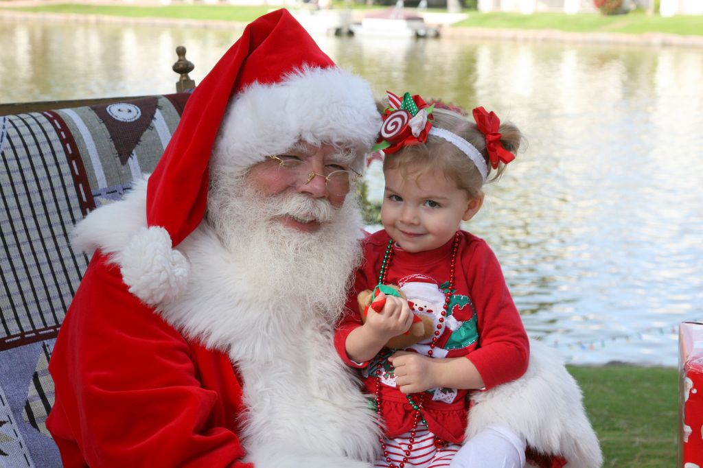 Santa at Christmas Island 2013